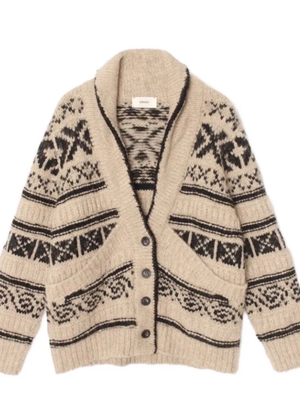 Xirena fair isle-knit cardigan